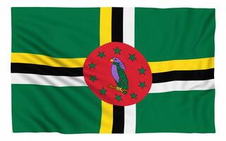 bandera de dominica foto