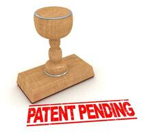 Rubber stamp - patent pending photo
