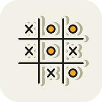 Tic Tac Toe  Vector Icon Design