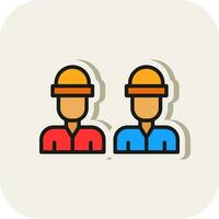 Workers  Vector Icon Design