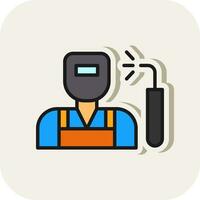 Welder  Vector Icon Design