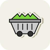 Wagon  Vector Icon Design