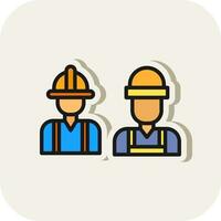 Workers  Vector Icon Design