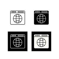 Browser Vector Icon