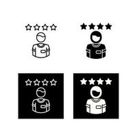 Customer Review Vector Icon