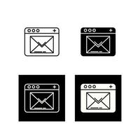 icono de vector de correo electrónico