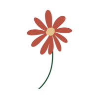 illustration de fleur simple png