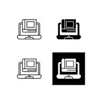 Online Learning Vector Icon
