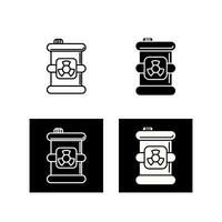 Toxic Waste Vector Icon