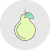 Pear Vector Icon Design