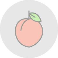 Peach Vector Icon Design