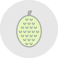 Durian vector icono diseño