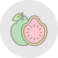 guayaba vector icono diseño