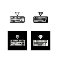 Wireless Keyboard Vector Icon