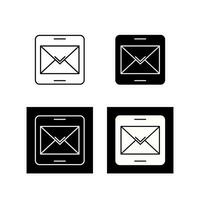 icono de vector de correo