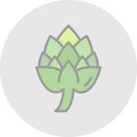 Artichoke Vector Icon Design