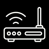 Wi-Fi Router Vector Icon