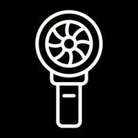 Portable fan Vector Icon