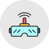 Virtual Reality  Vector Icon Design