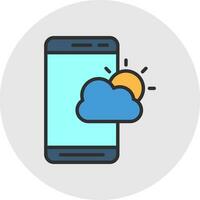 Weather App  Vector Icon Design