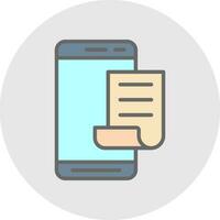Mobile File  Vector Icon Design