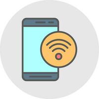 Wifi  Vector Icon Design