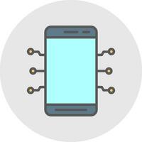 Mobile Technology  Vector Icon Design