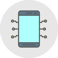 Mobile Technology  Vector Icon Design