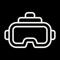 Virtual Reality Headset Vector Icon