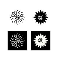 Sunflower Vector Icon