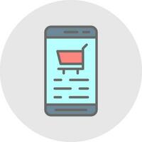 Shopping Cart  Vector Icon Design