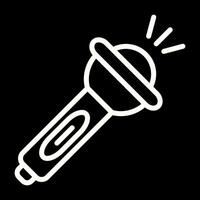 Flashlight Vector Icon