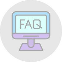 Faq  Vector Icon Design