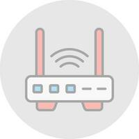 Router  Vector Icon Design