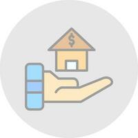 Mortgage Vector Icon Design