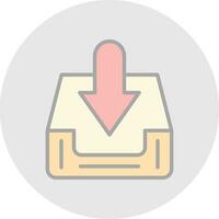 Inbox  Vector Icon Design