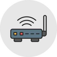 Wireless  Vector Icon Design