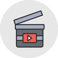 Clapperboard  Vector Icon Design