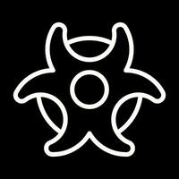 Biohazard symbol Vector Icon