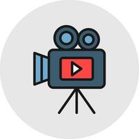 Video Film  Vector Icon Design