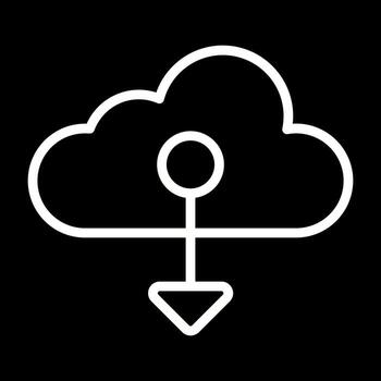 Cloud Native Vector Icon