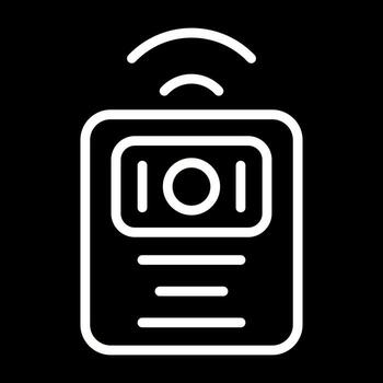 inalámbrico intercomunicador vector icono