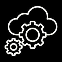 Cloud Orchestration Vector Icon