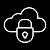 Private Cloud Vector Icon