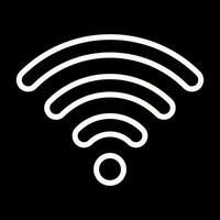 icono de vector de señal wifi