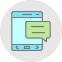 Chat  Vector Icon Design