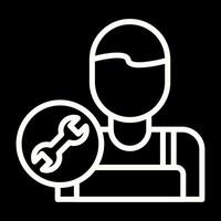 HVAC Technician Vector Icon