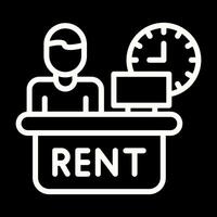 Rental Service Vector Icon