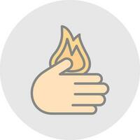 Burn  Vector Icon Design