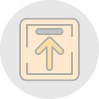 Up Arrow Upload Vector Icon Design